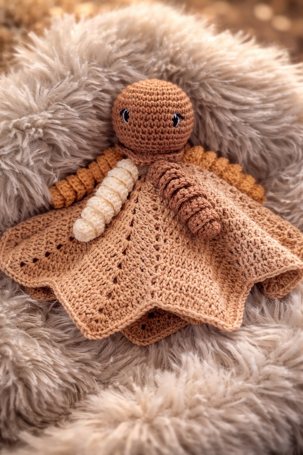 Doudou lange "Poupi" le petit poulpe – Image 3