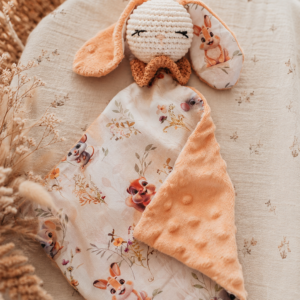 Doudou lapin grandes oreilles