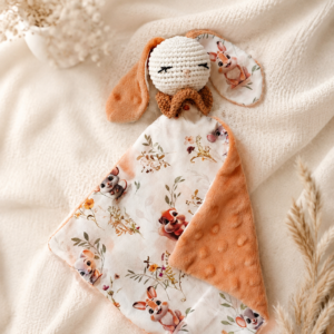 Doudou lapin grandes oreilles